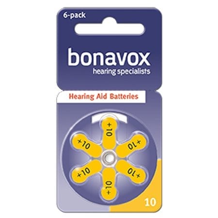 Bonavox Hearing Aid Battery Number 10 