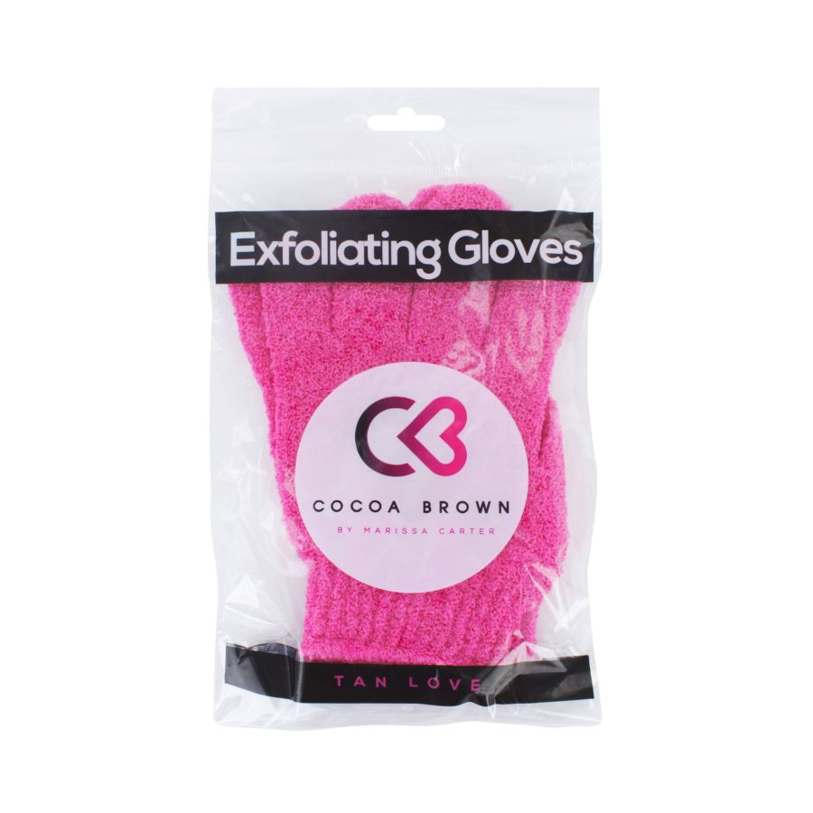 Cocoa Brown Exfoliating Gloves 