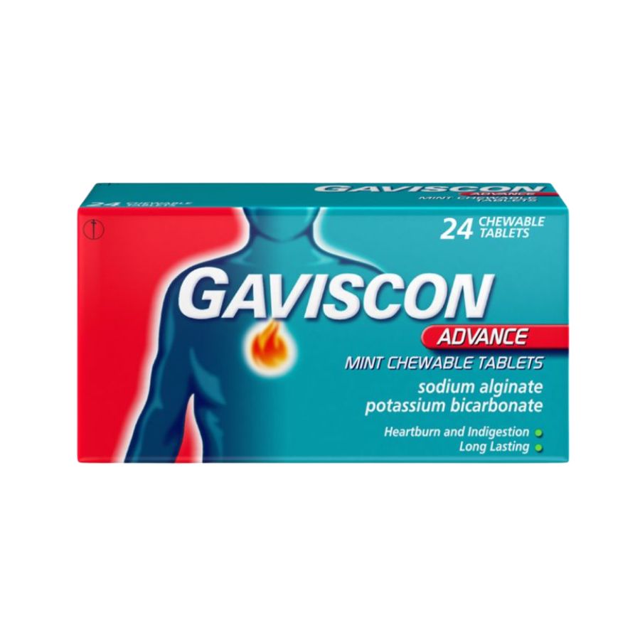 Gaviscon Advance Mint Chewable Tablets 24 pack