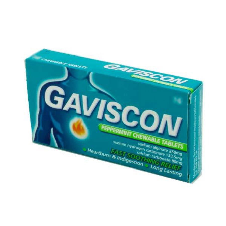 Gaviscon Chewable Tablet Peppermint 