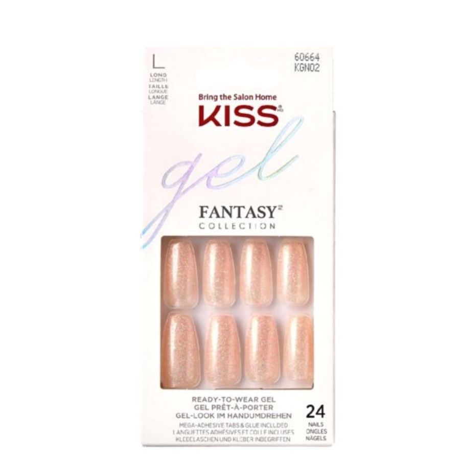 Kiss Gel Fantasy Long Length Nails 