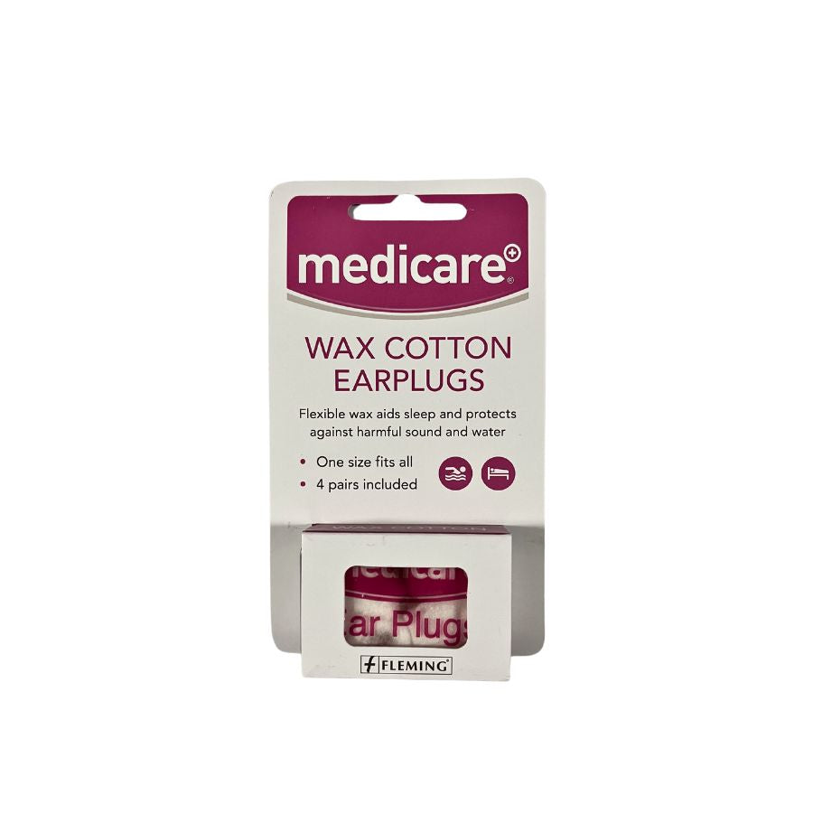 Medicare Earplugs Wax-Cotton 