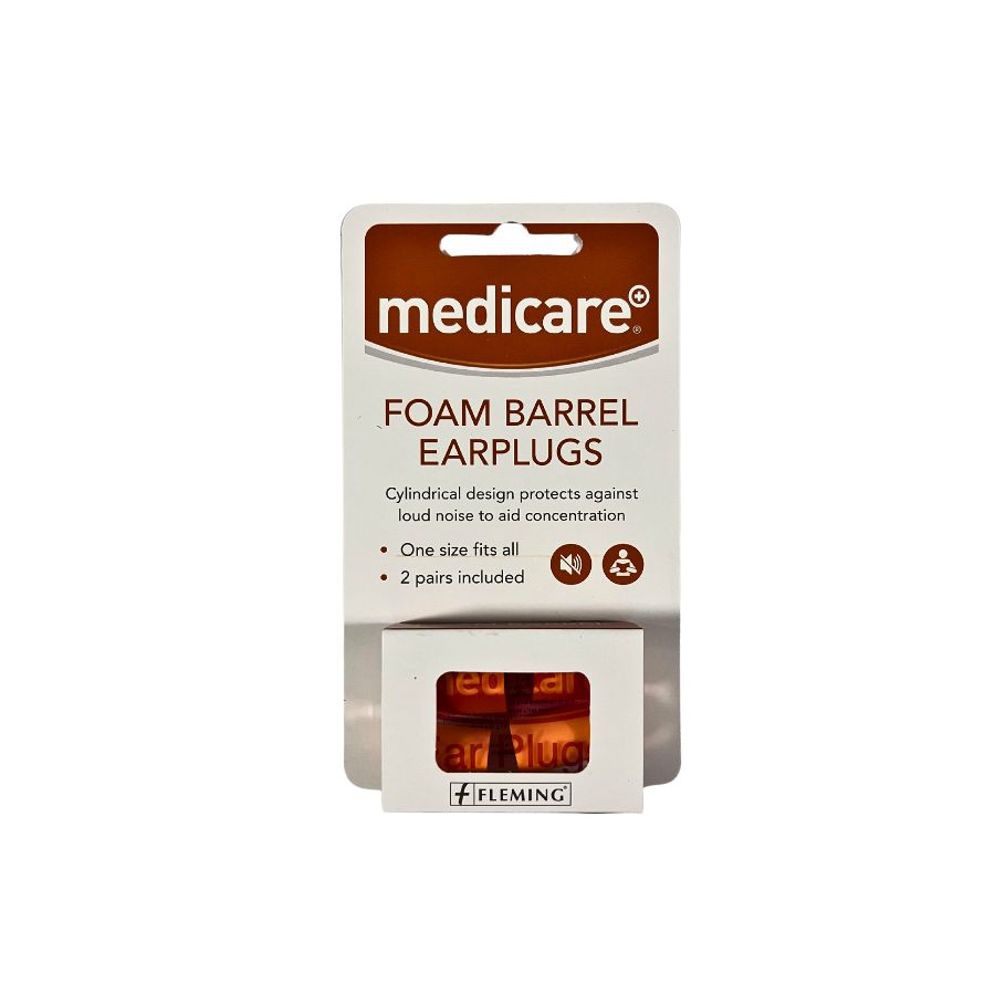 Medicare Foam Barrel Earplugs 