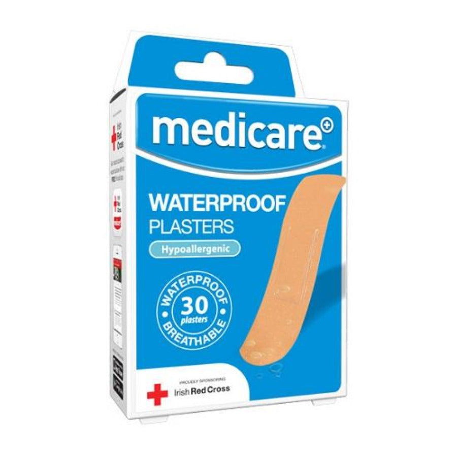 Medicare Waterproof Plasters - 30 Pack 