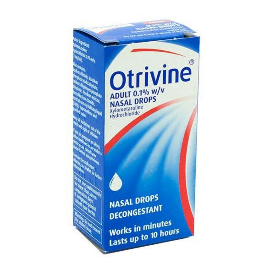 Otrivine Adult Nasal Drops 10ml 