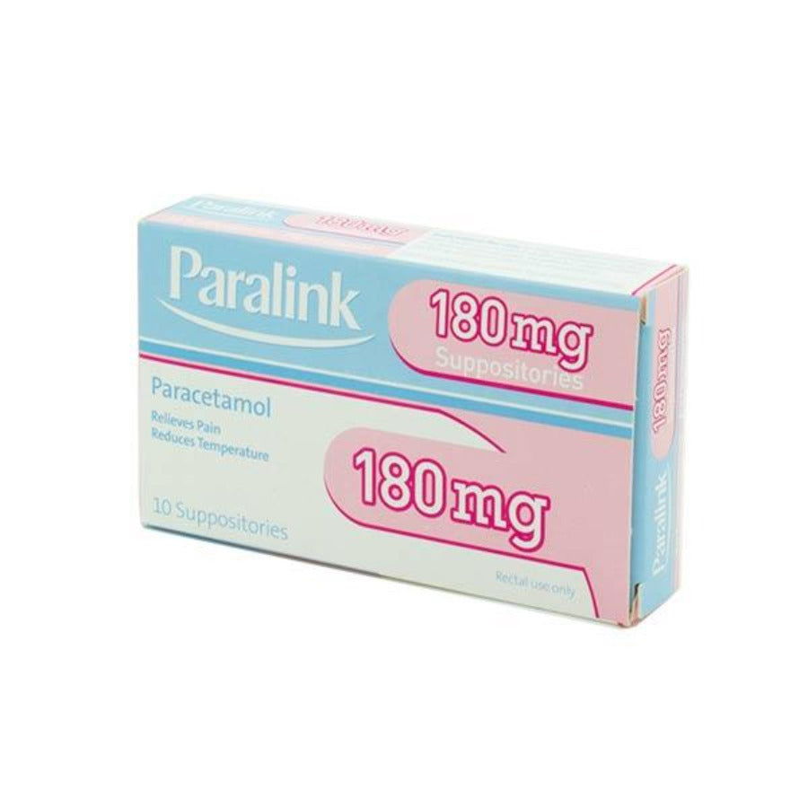 Paralink Suppositories 180mg 10 Pack 