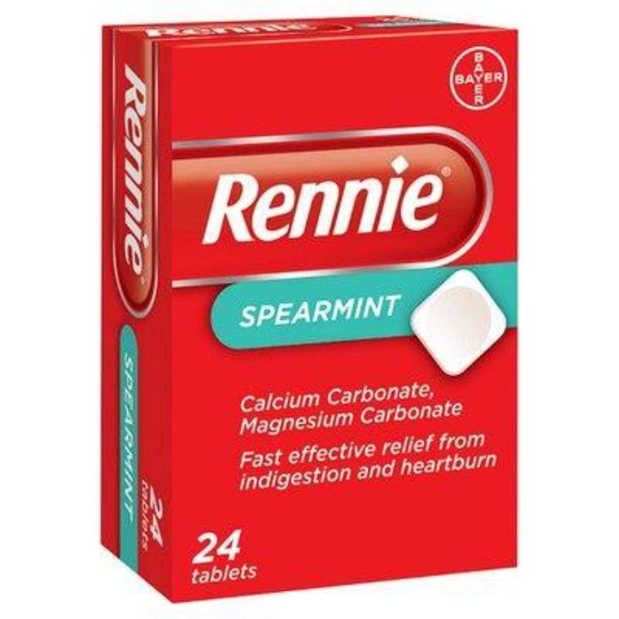 Rennie Heartburn Tablets Spearmint 24 