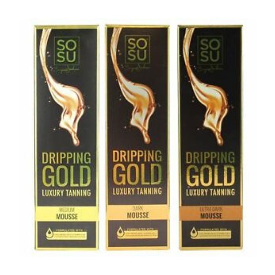 SOSU Dripping Gold Luxury Tanning Mousse 