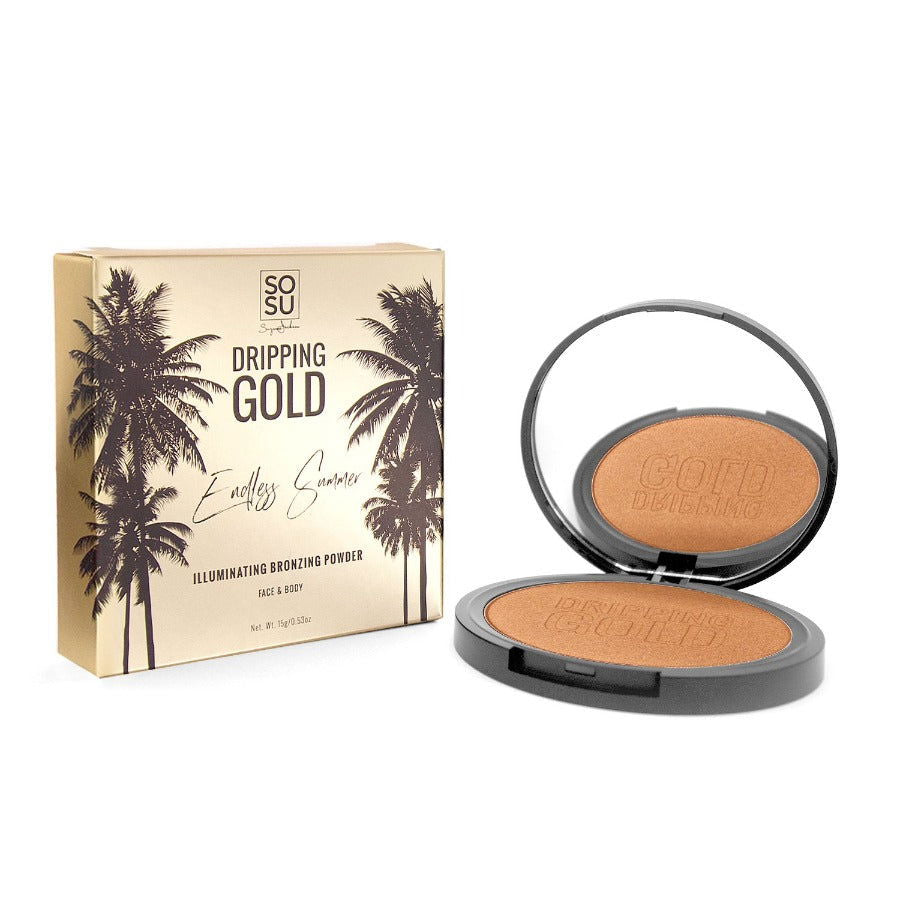 SoSu Dripping Gold Shimmer Bronzing Powder 