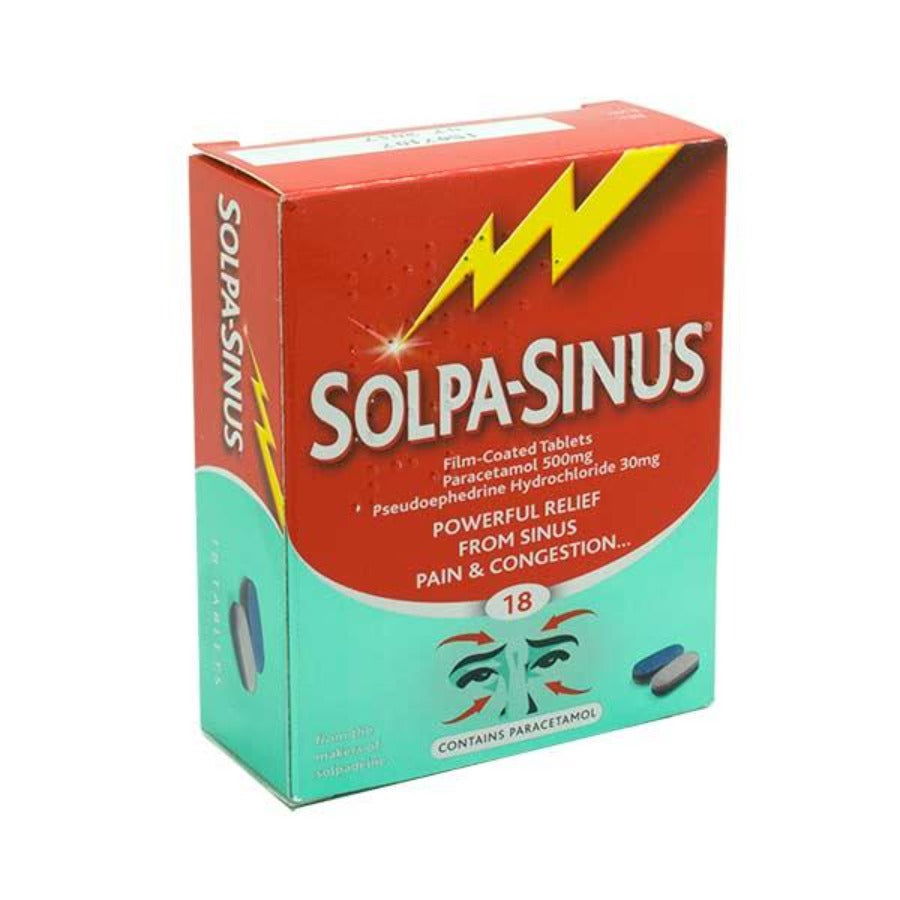 Solpa-Sinus Tablets 18 Pack 