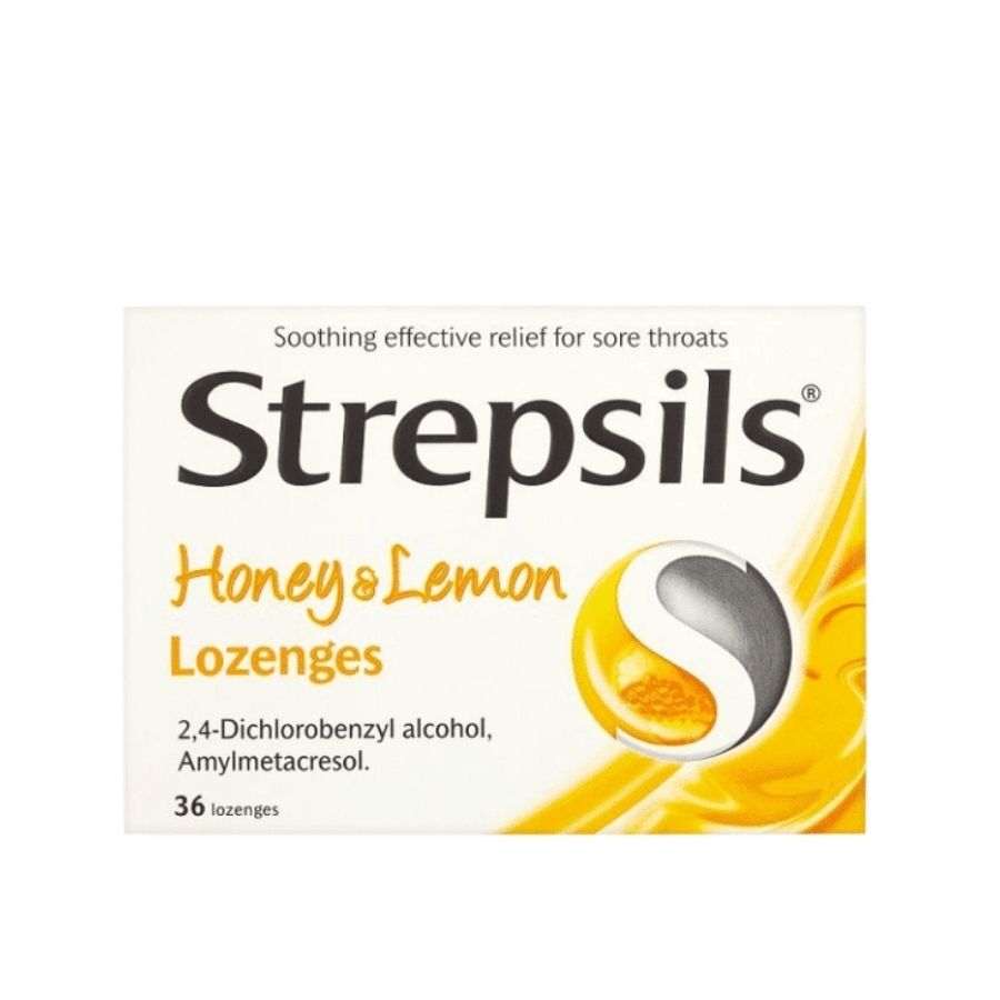 Strepsils Honey & Lemon Lozenges 36 Pack 