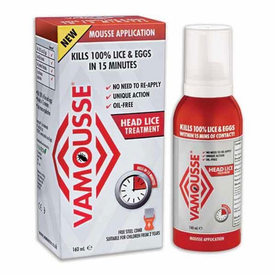 Vamousse Head Lice Treatment 160ml 